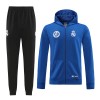 Real Madrid Hooded Trainingsjacke 2022-23 Blaue Für Herren